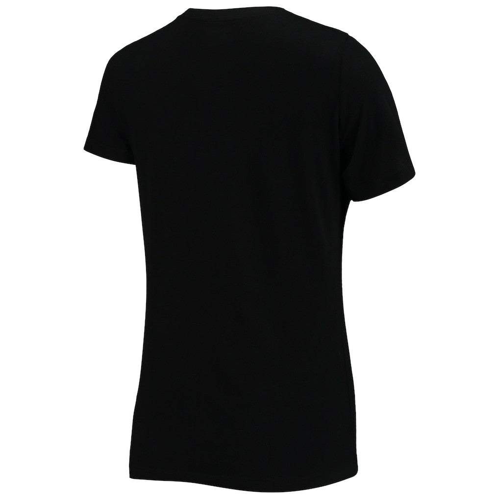 Washington Commanders New Era Women's V-Neck T-Shirt Black