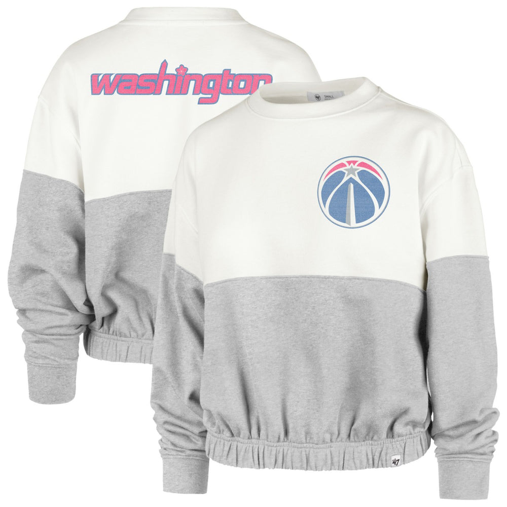 Washington Wizards '47 Women's City Edition Take Two Bonita Sweatshirt Cream