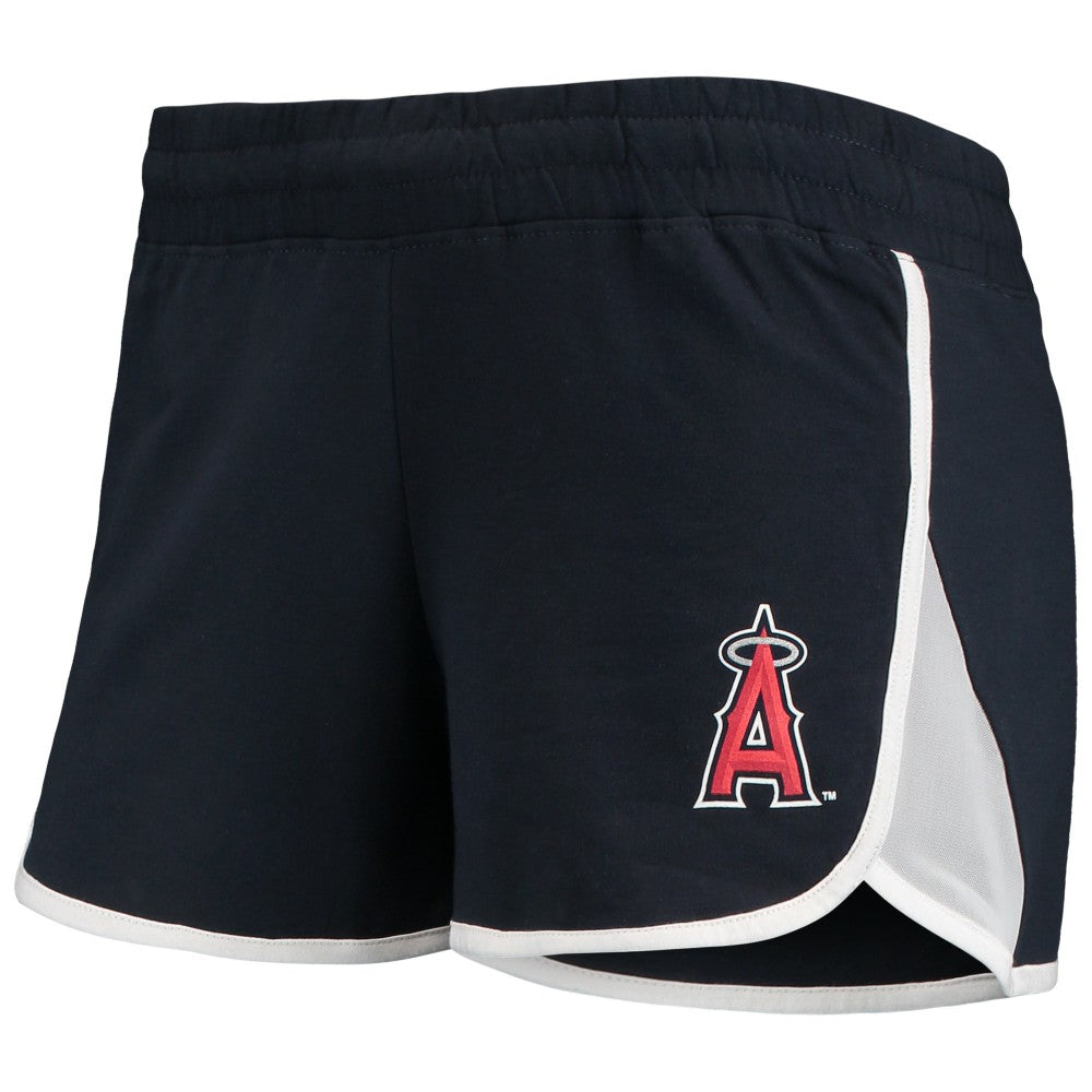 Los Angeles Angels New Era Women's Stretch French Terry Shorts - Navy Shorts