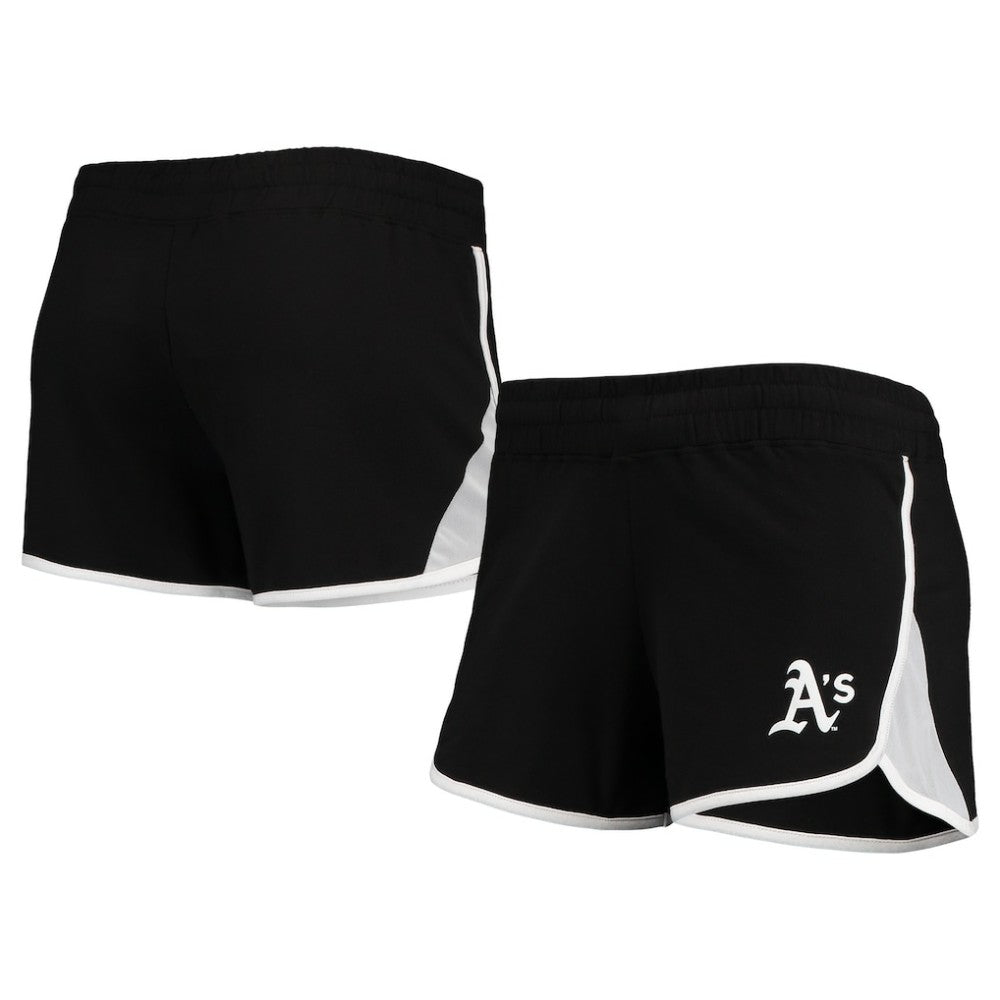 Athletics New Era Women's Stretch French Terry Shorts - Black Shorts