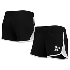 Athletics New Era Women's Stretch French Terry Shorts - Black Shorts