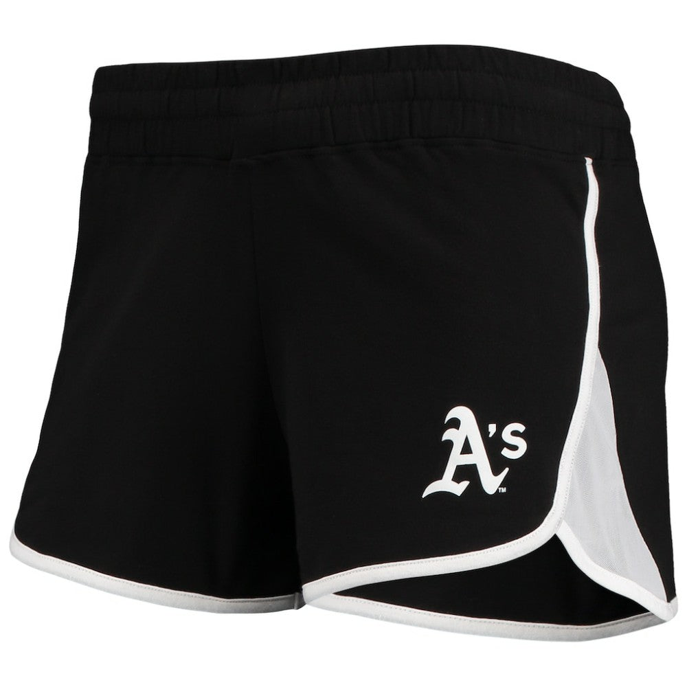 Athletics New Era Women's Stretch French Terry Shorts - Black Shorts
