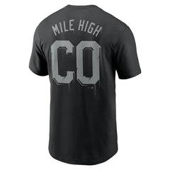 Colorado Rockies Nike Mile High Local Team T-Shirt - Black T-shirts