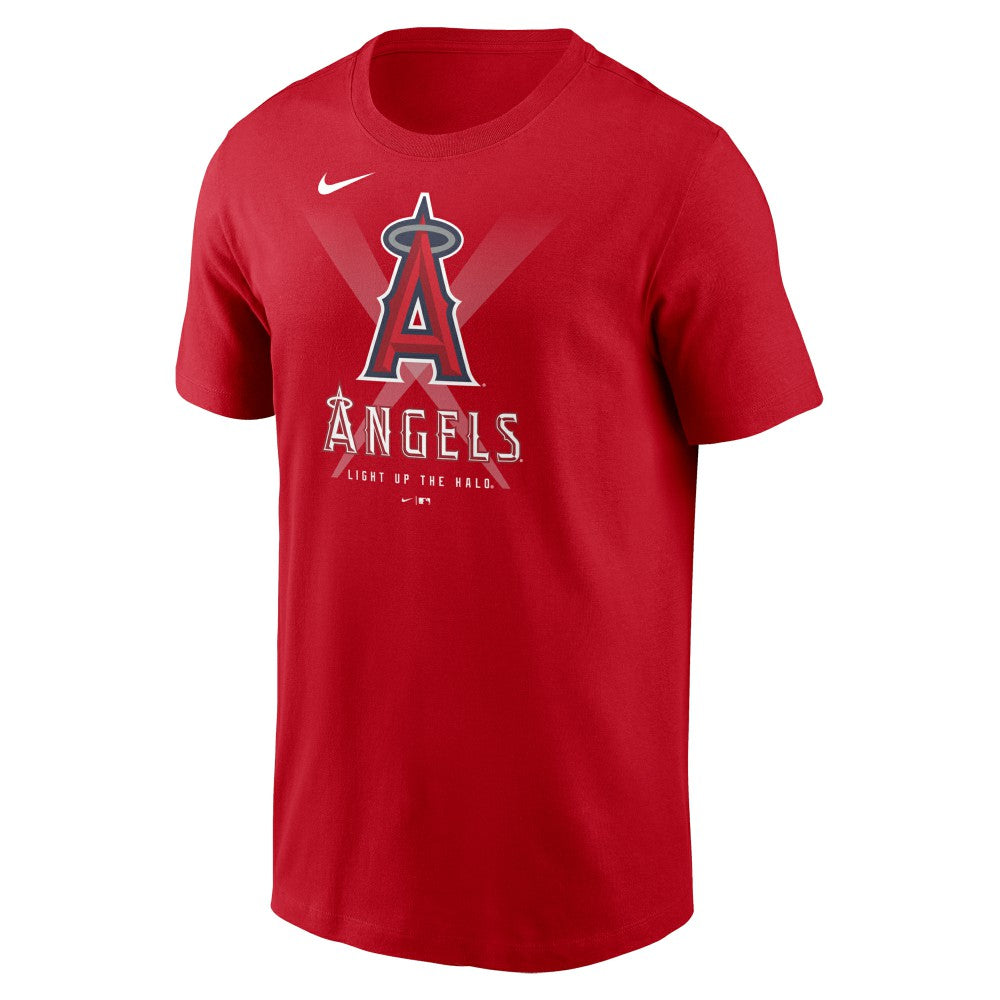 Los Angeles Angels Nike Light Up the Halo Local Team T-Shirt - Red T-shirts