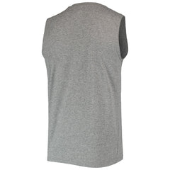 Las Vegas Raiders New Era Brushed Sleeveless Tank Top Heathered Gray