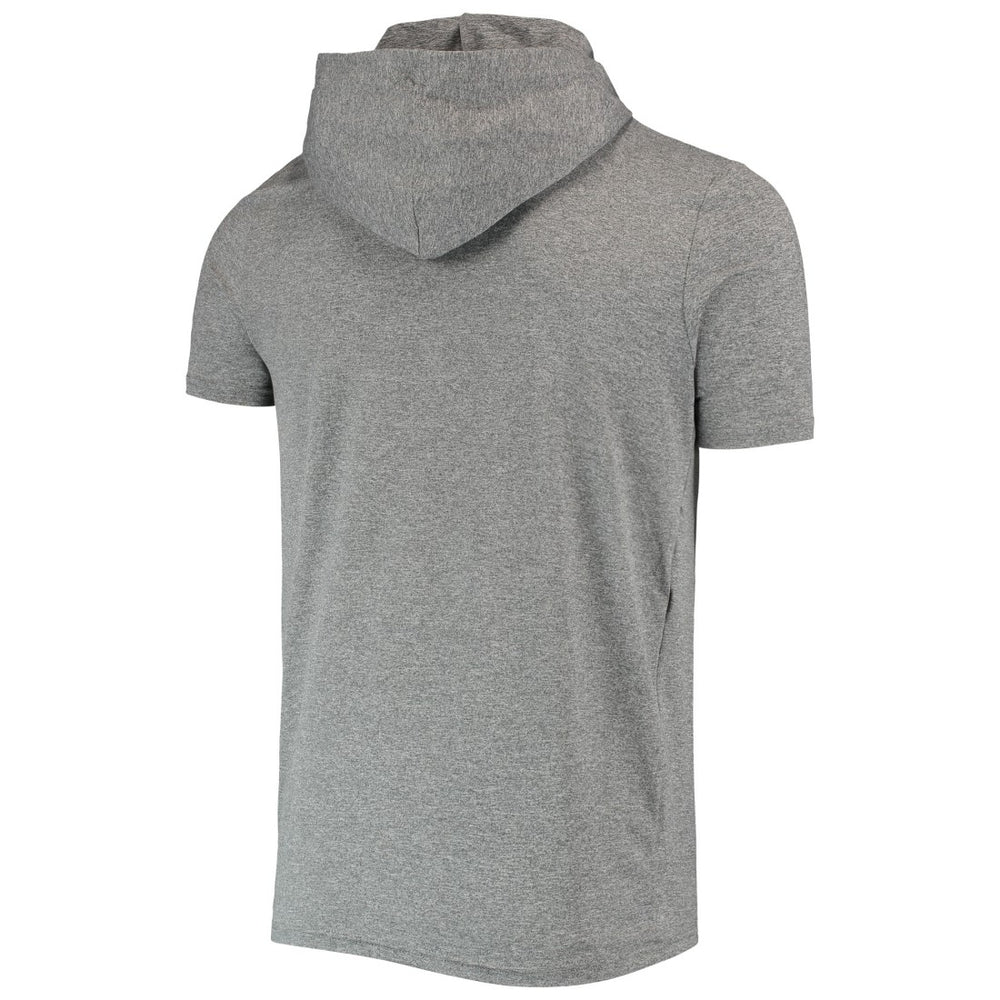 Seattle Seahawks New Era Team Brushed Hoodie T-Shirt Heathered Gray