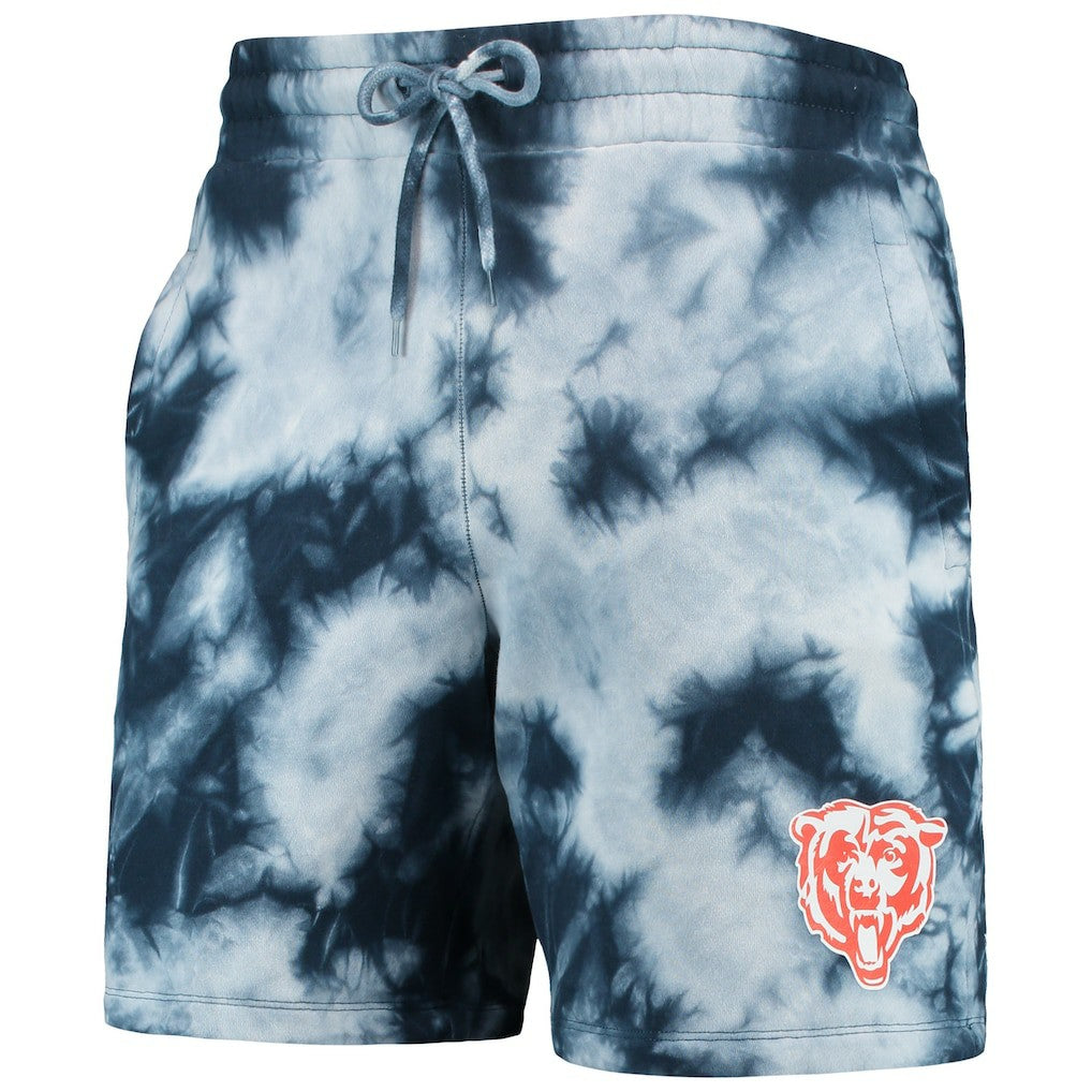 Chicago Bears New Era Tie-Dye Shorts Navy