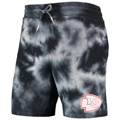 Kansas City Chiefs New Era Tie-Dye Shorts Black