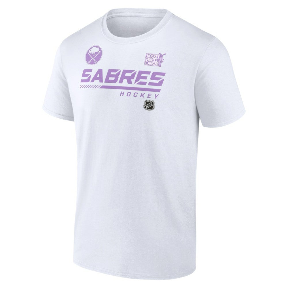 NHL Buffalo Sabres NHL Hockey Fights Cancer T-Shirt - White