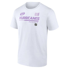 NHL Carolina Hurricanes NHL Hockey Fights Cancer T-Shirt - White