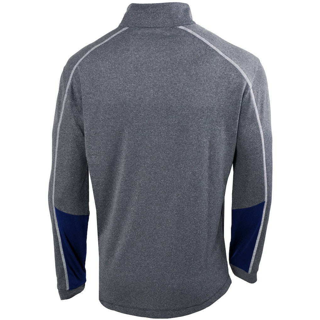 Indiana Pacers Omni-Wick Shotgun 2.0 Quarter-Zip Pullover Top Heathered Gray/Navy