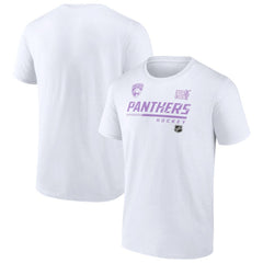 NHL Florida Panthers NHL Hockey Fights Cancer T-Shirt - White