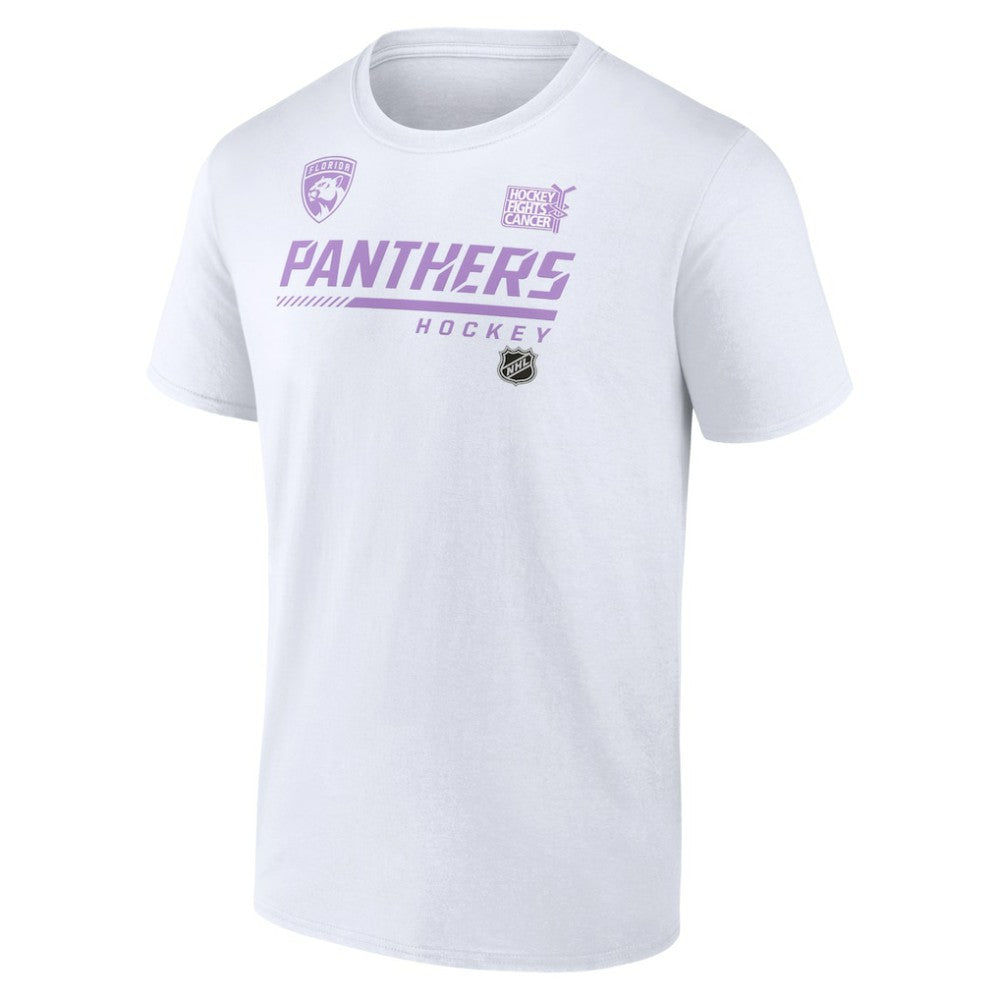 NHL Florida Panthers NHL Hockey Fights Cancer T-Shirt - White