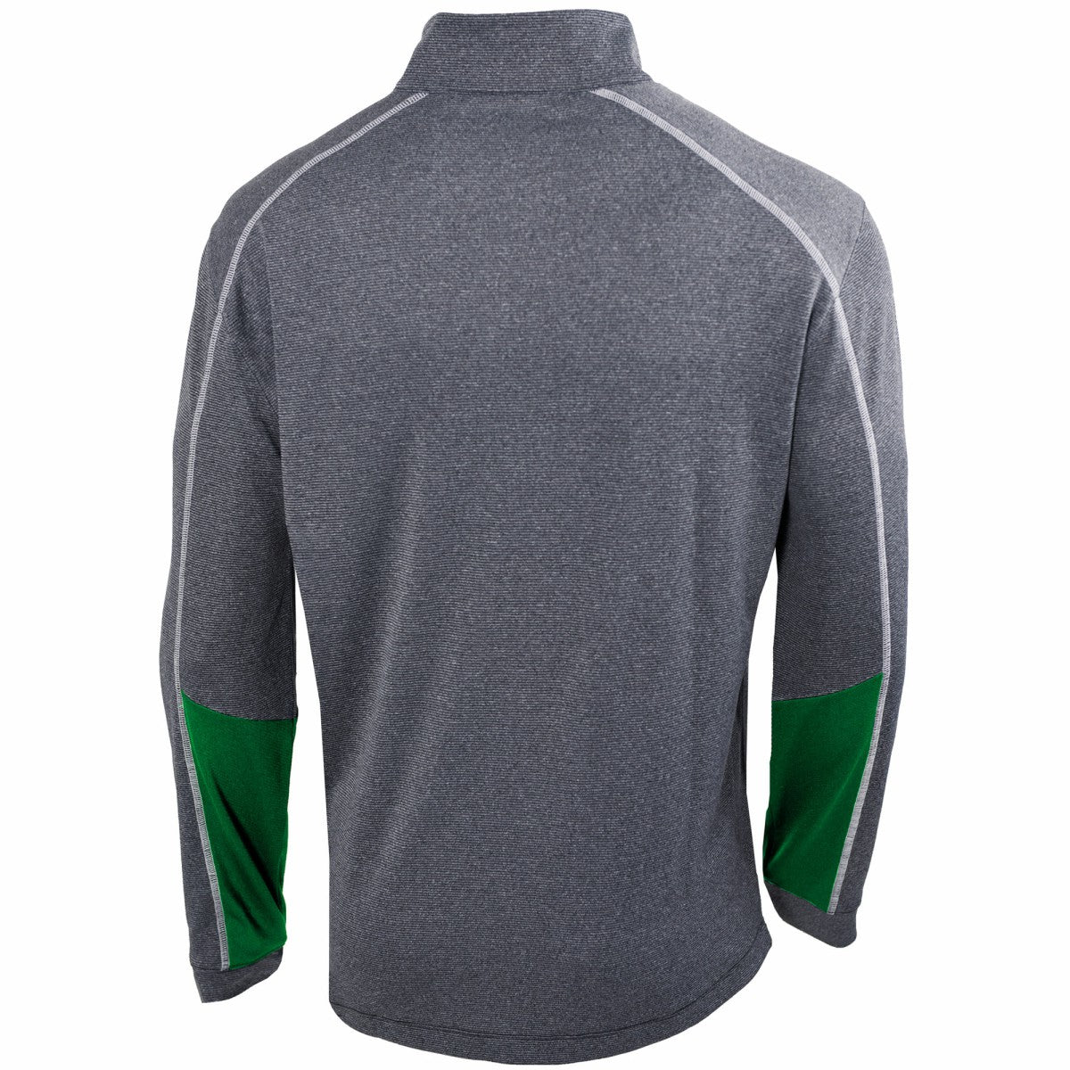 Milwaukee Bucks Omni-Wick Shotgun 2.0 Quarter-Zip Pullover Top Heathered Gray/Green