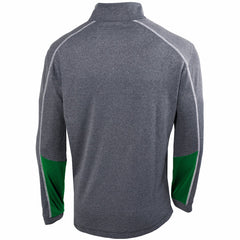 Milwaukee Bucks Omni-Wick Shotgun 2.0 Quarter-Zip Pullover Top Heathered Gray/Green