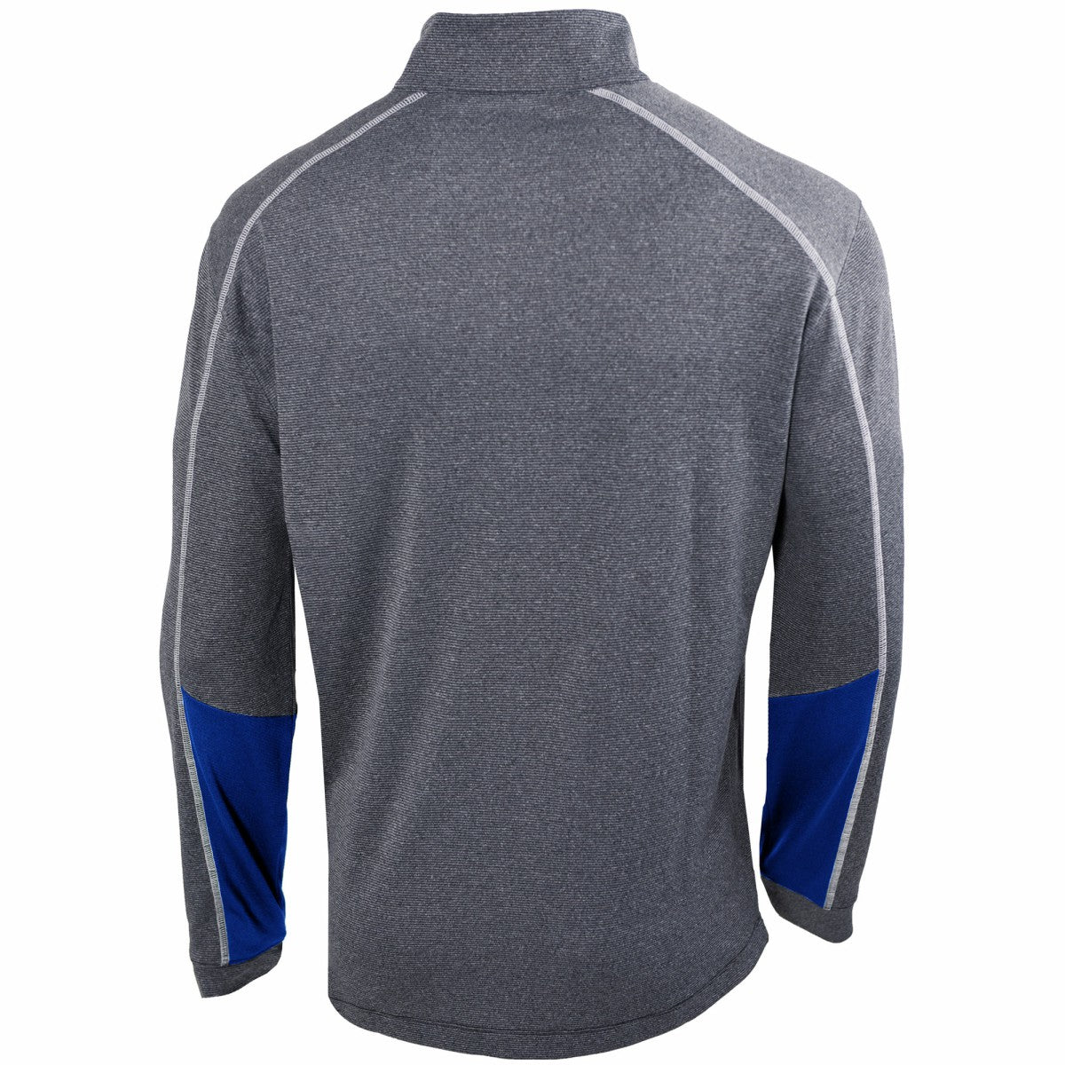 New York Knicks Omni-Wick Shotgun 2.0 Quarter-Zip Pullover Top Heathered Gray/Blue