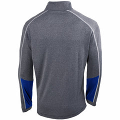 New York Knicks Omni-Wick Shotgun 2.0 Quarter-Zip Pullover Top Heathered Gray/Blue