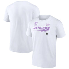 NHL New York Rangers NHL Hockey Fights Cancer T-Shirt - White