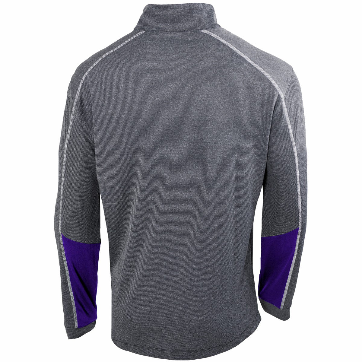 Phoenix Suns Omni-Wick Shotgun 2.0 Quarter-Zip Pullover Top Heathered Gray/Purple