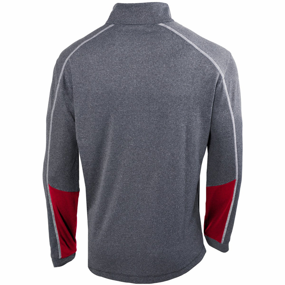 Washington Wizards Omni-Wick Shotgun 2.0 Quarter-Zip Pullover Top Heathered Gray/Red