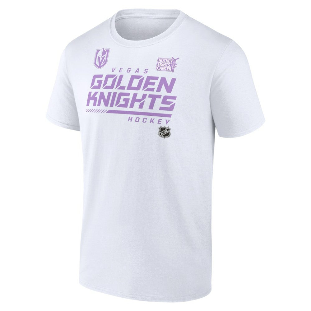 NHL Vegas Golden Knights NHL Hockey Fights Cancer T-Shirt - White