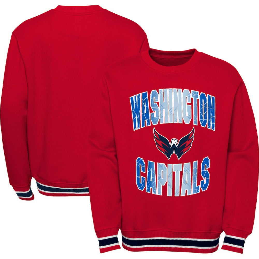 NHL Washington Capitals Youth Classic Blueliner Pullover Sweatshirt - Red