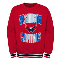 NHL Washington Capitals Youth Classic Blueliner Pullover Sweatshirt - Red