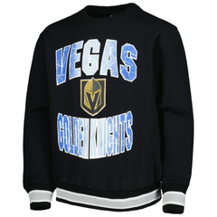 NHL Vegas Golden Knights Youth Classic Blueliner Pullover Sweatshirt - Black