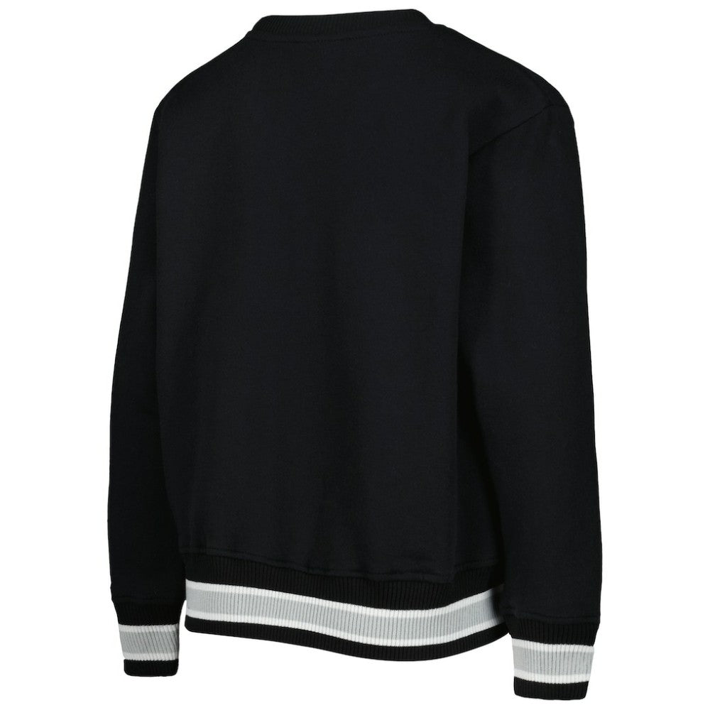 NHL Vegas Golden Knights Youth Classic Blueliner Pullover Sweatshirt - Black