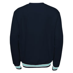 NHL Seattle Kraken Youth Classic Blueliner Pullover Sweatshirt - Deep Sea Blue