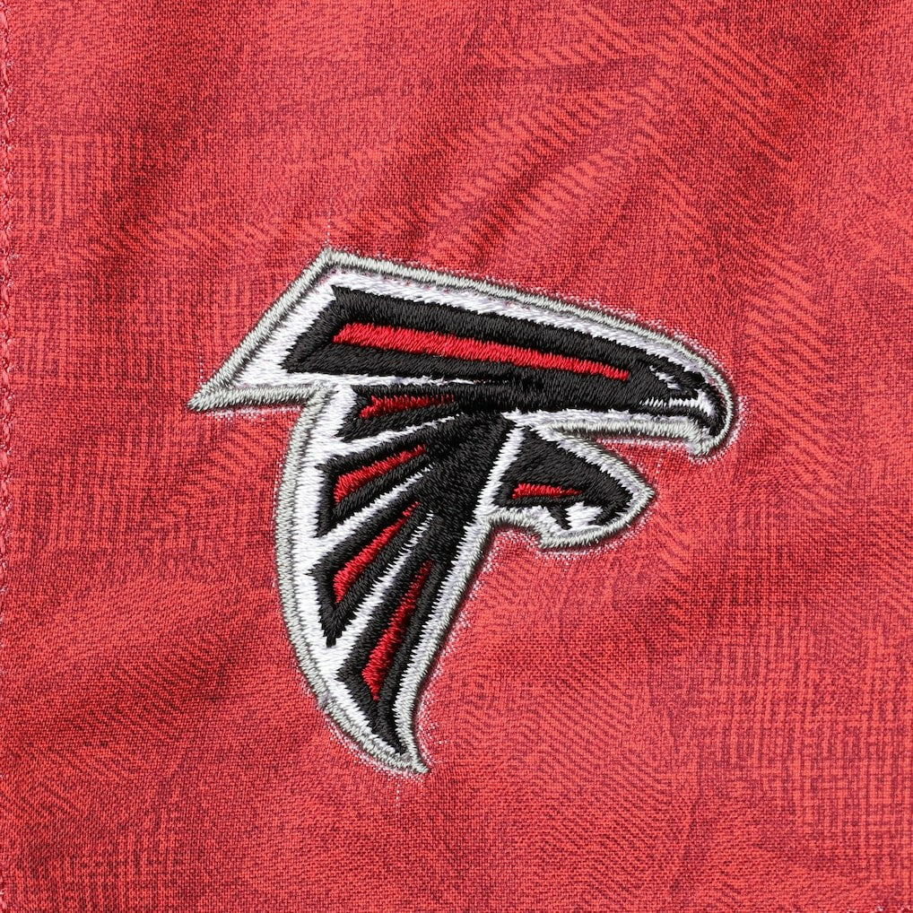 Atlanta Falcons Naples Layered Leaves Swim Trunks Red