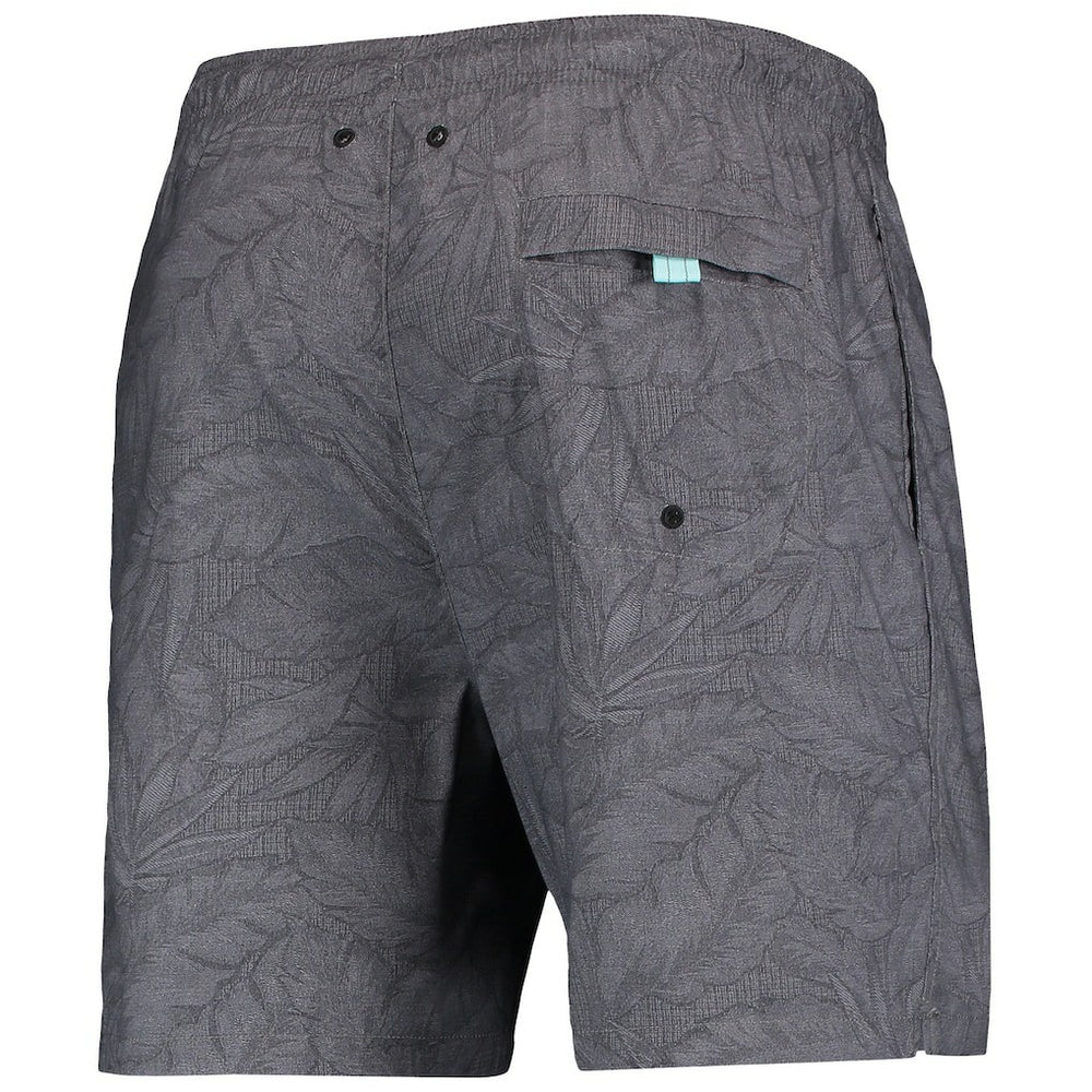 Las Vegas Raiders Naples Layered Leaves Swim Trunks Black