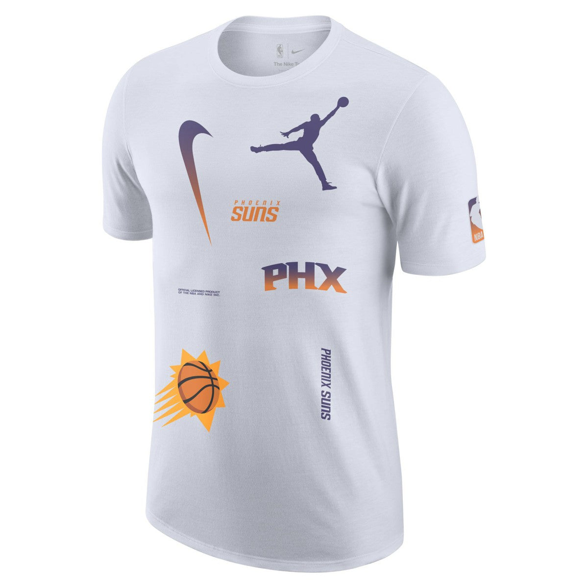 Phoenix Suns Jordan Brand Courtside Statement Edition Max90 T-Shirt White