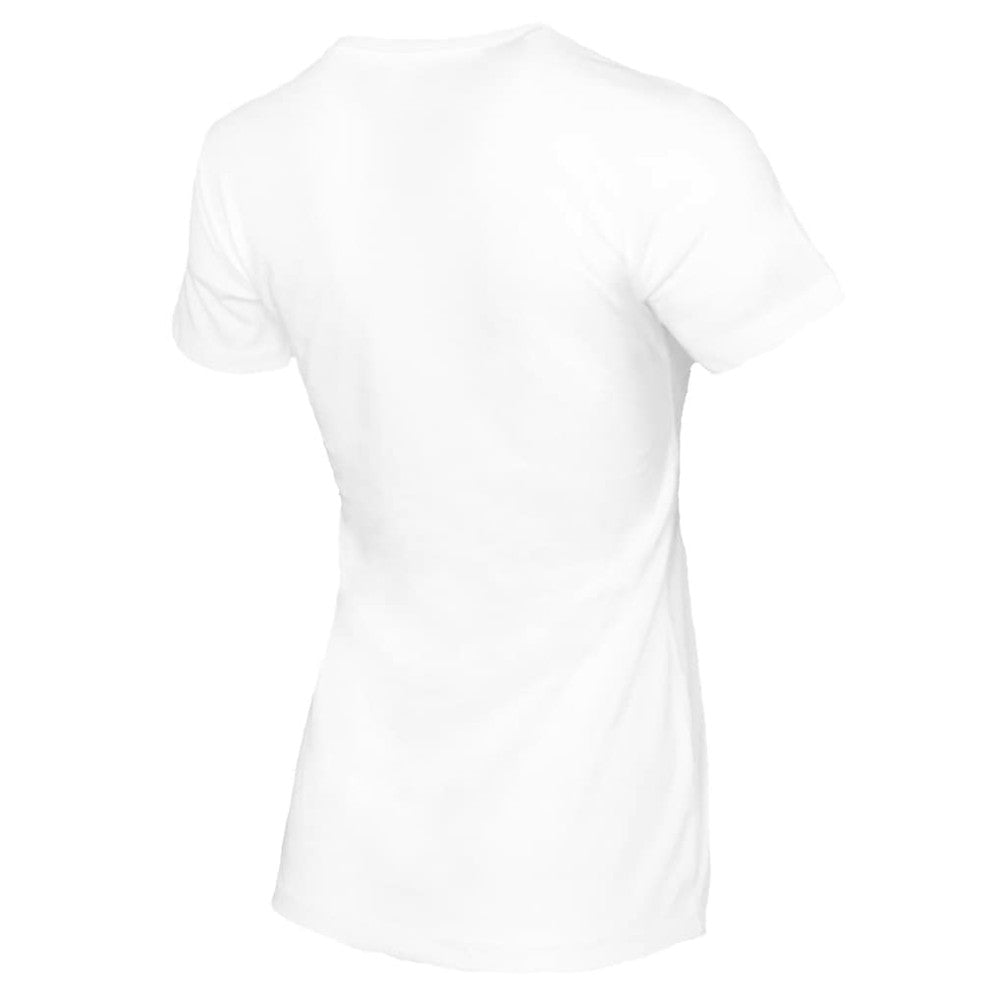 Baltimore Orioles Tiny Turnip Women's Base Stripe T-Shirt - White T-shirts