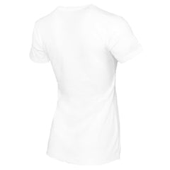 Los Angeles Dodgers Tiny Turnip Women's Baseball Bow T-Shirt - White T-shirts