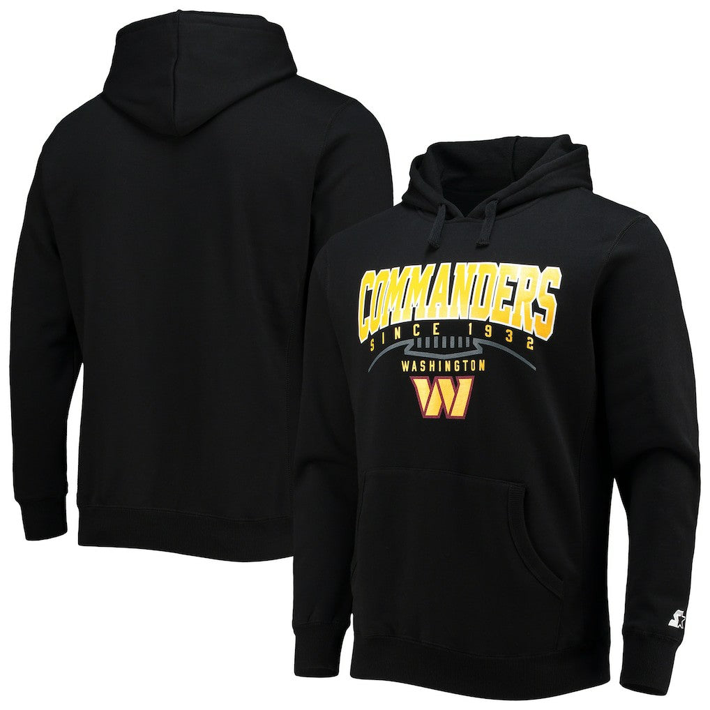 Washington Commanders Starter Premier Pullover Hoodie Black