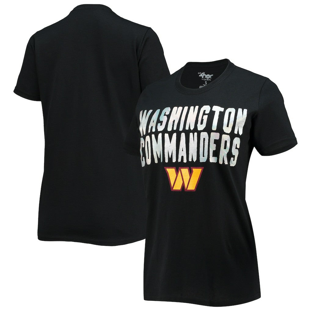 Washington Commanders G-III 4Her by Carl Banks Women's Endzone T-Shirt Black