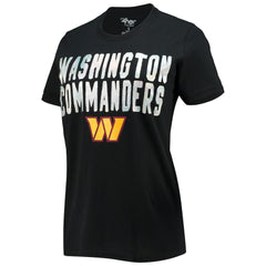 Washington Commanders G-III 4Her by Carl Banks Women's Endzone T-Shirt Black