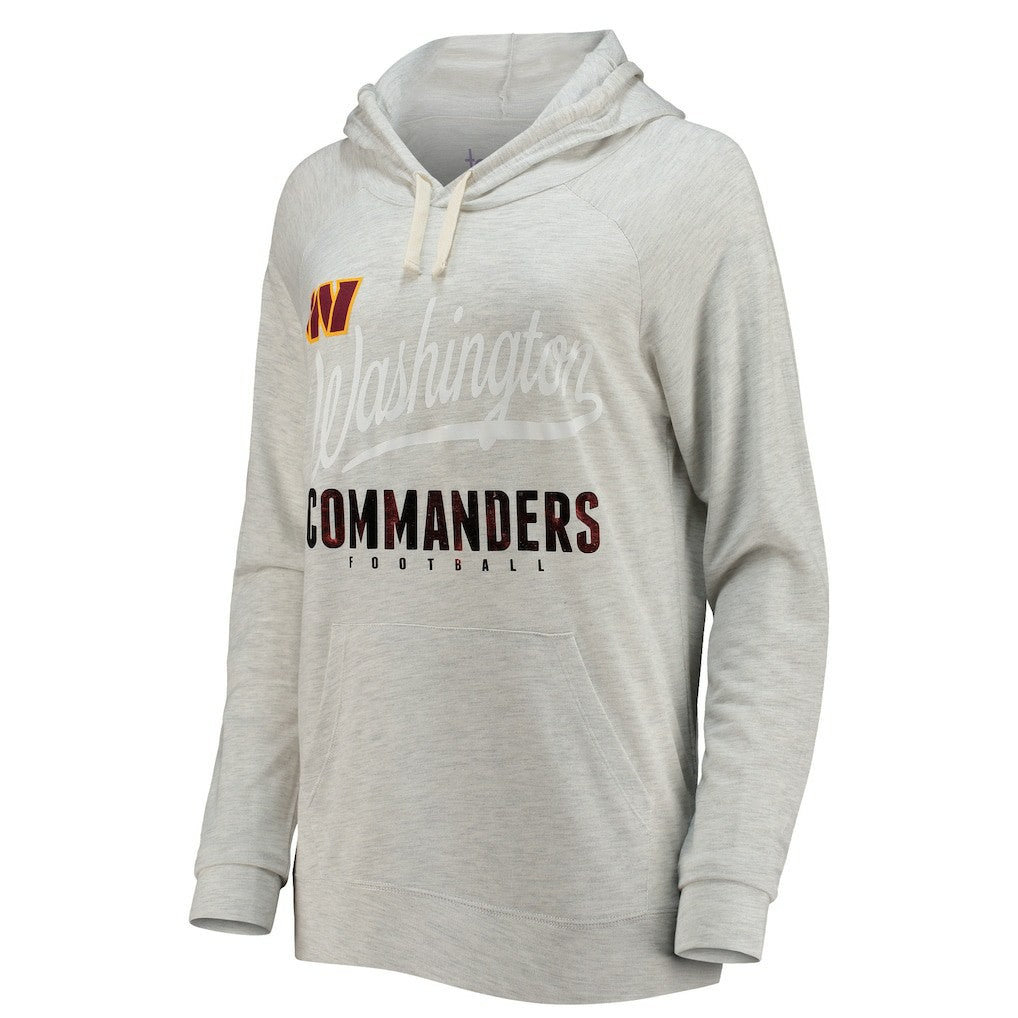 Washington Commanders Touch Women's Pre-Game Raglan Pullover Hoodie Oatmeal