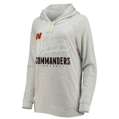 Washington Commanders Touch Women's Pre-Game Raglan Pullover Hoodie Oatmeal