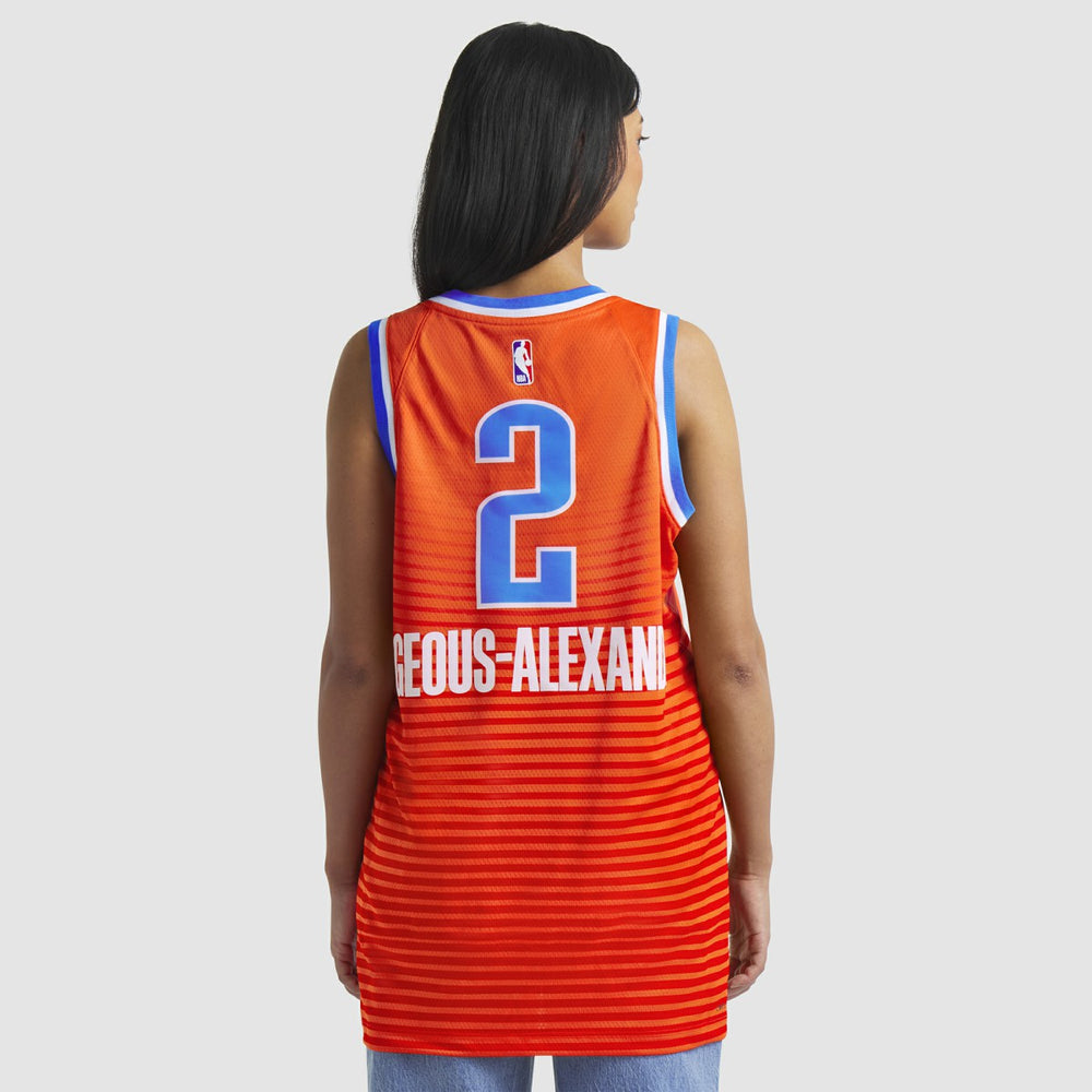 Shai Gilgeous-Alexander Oklahoma City Thunder Jordan Brand Unisex Swingman Jersey Statement Edition Orange