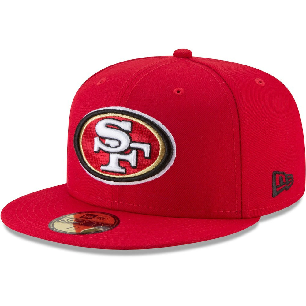 San Francisco 49ers New Era Team 59FIFTY Fitted Hat Scarlet