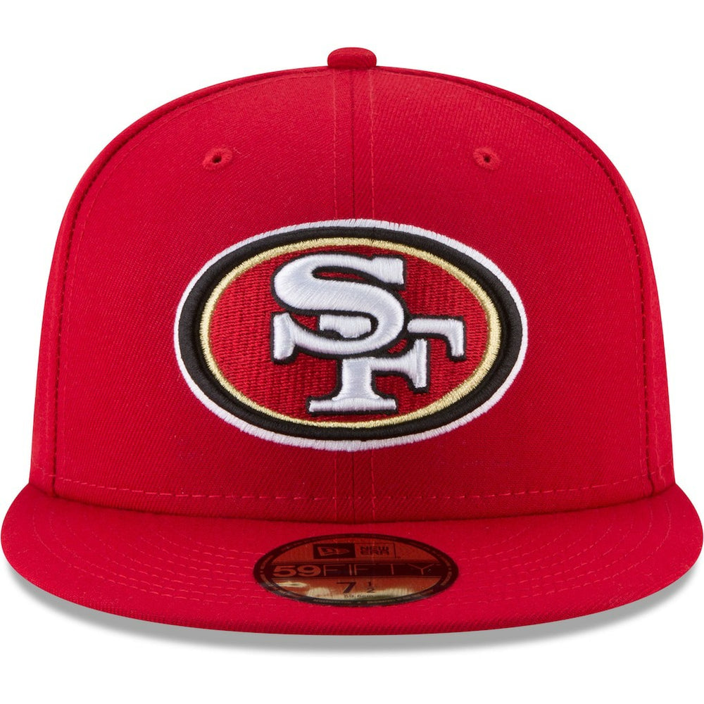 San Francisco 49ers New Era Team 59FIFTY Fitted Hat Scarlet