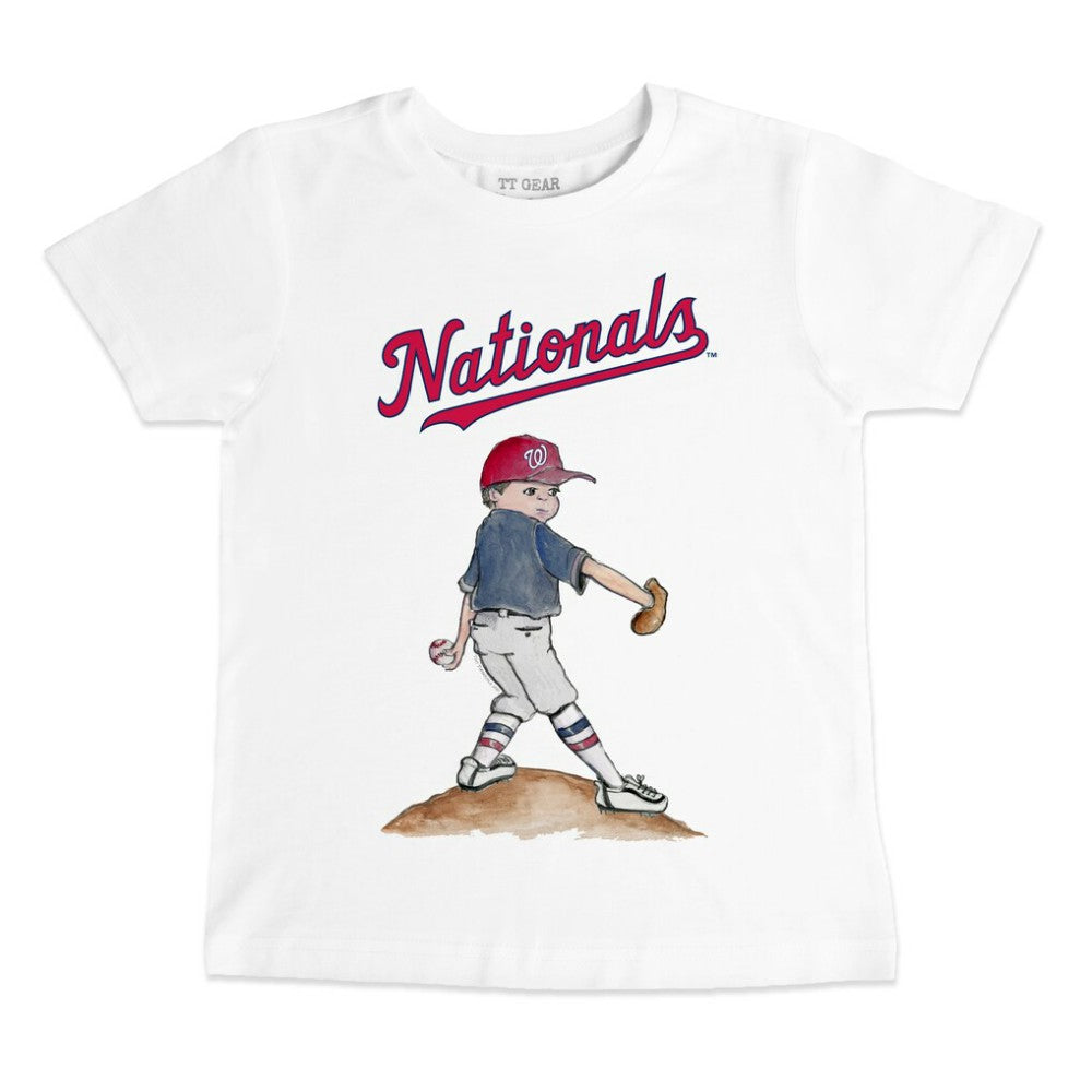 Washington Nationals Tiny Turnip Youth Clemente T-Shirt - White T-shirts