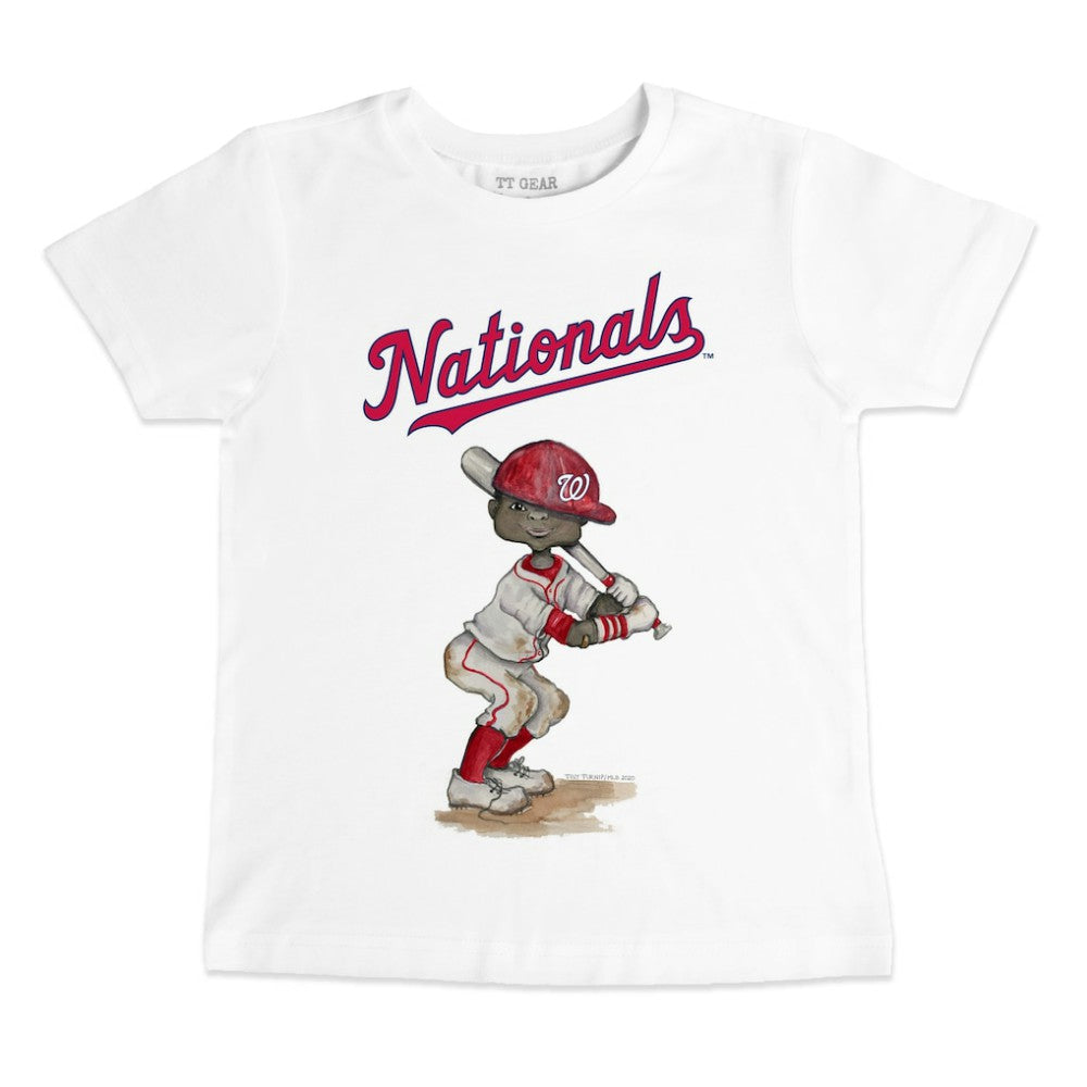 Washington Nationals Tiny Turnip Youth James T-Shirt - White T-shirts