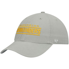 Washington Commanders '47 Script Clean Up Adjustable Hat Gray