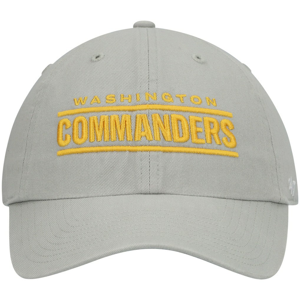 Washington Commanders '47 Script Clean Up Adjustable Hat Gray