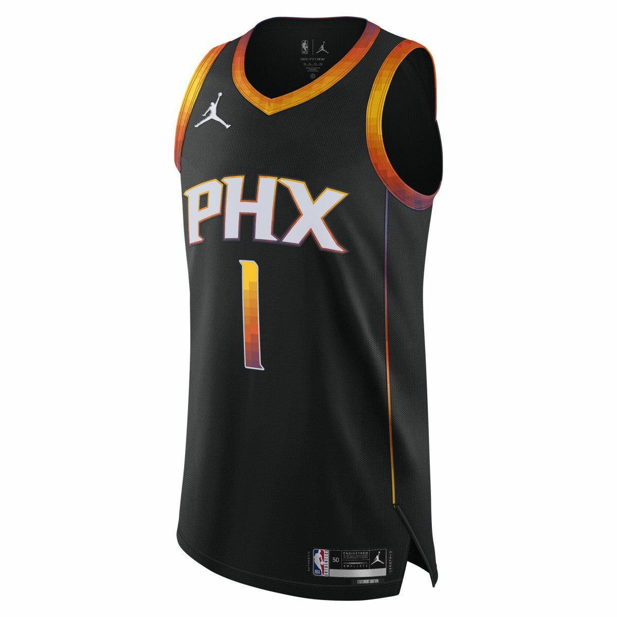 Devin Booker Phoenix Suns Jordan Brand Authentic Player Jersey Statement Edition Black