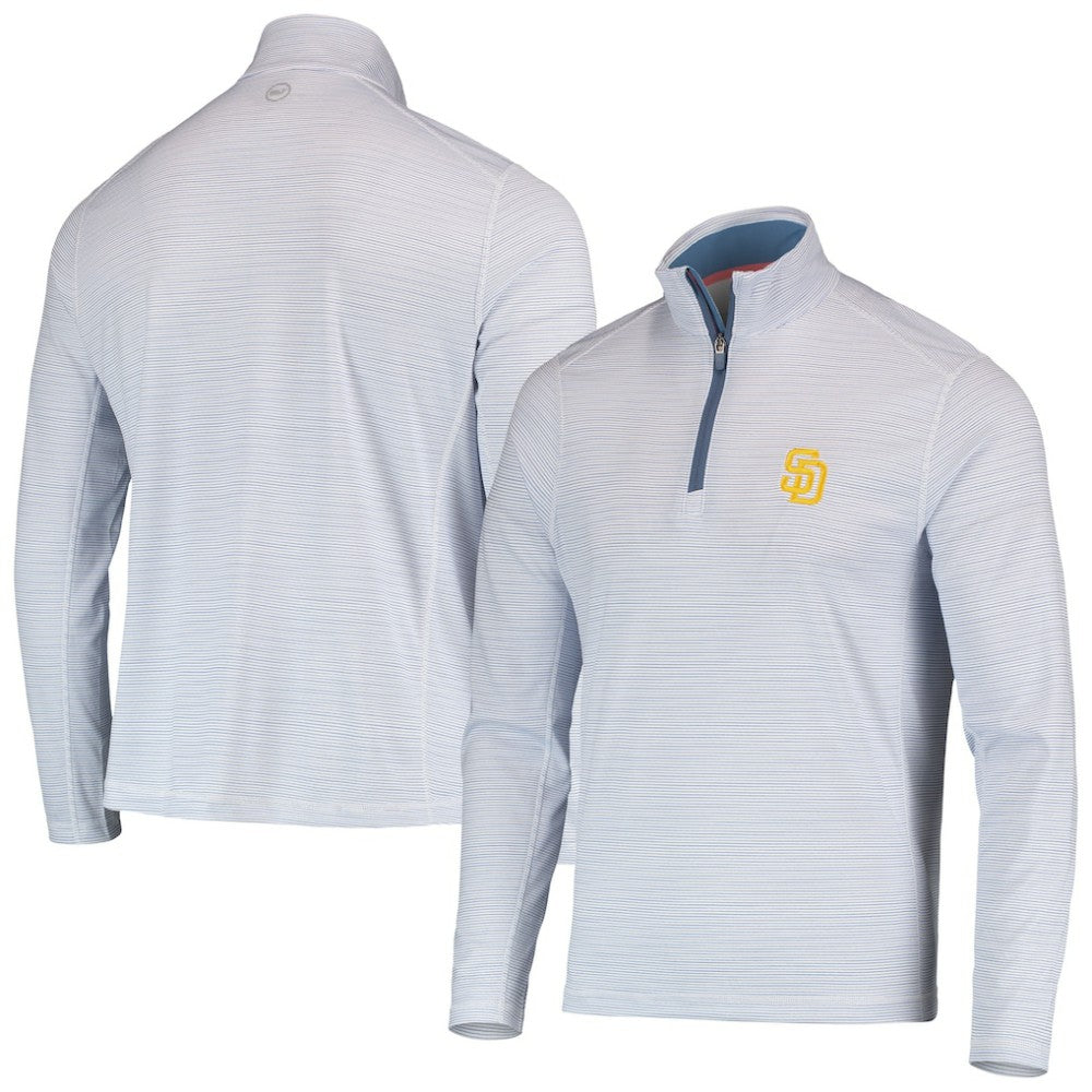 San Diego Padres Vineyard Vines Sankaty Quarter-Zip Sweatshirt - Navy Sweatshirts