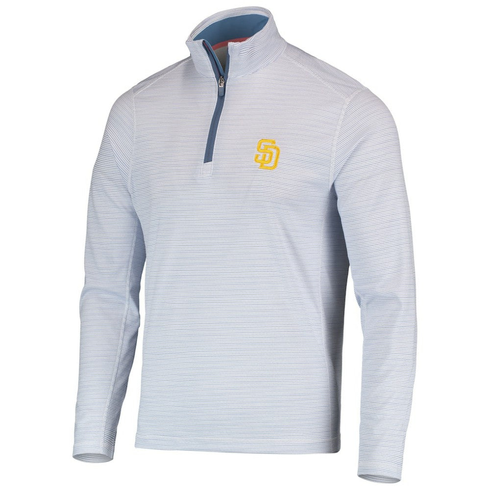 San Diego Padres Vineyard Vines Sankaty Quarter-Zip Sweatshirt - Navy Sweatshirts